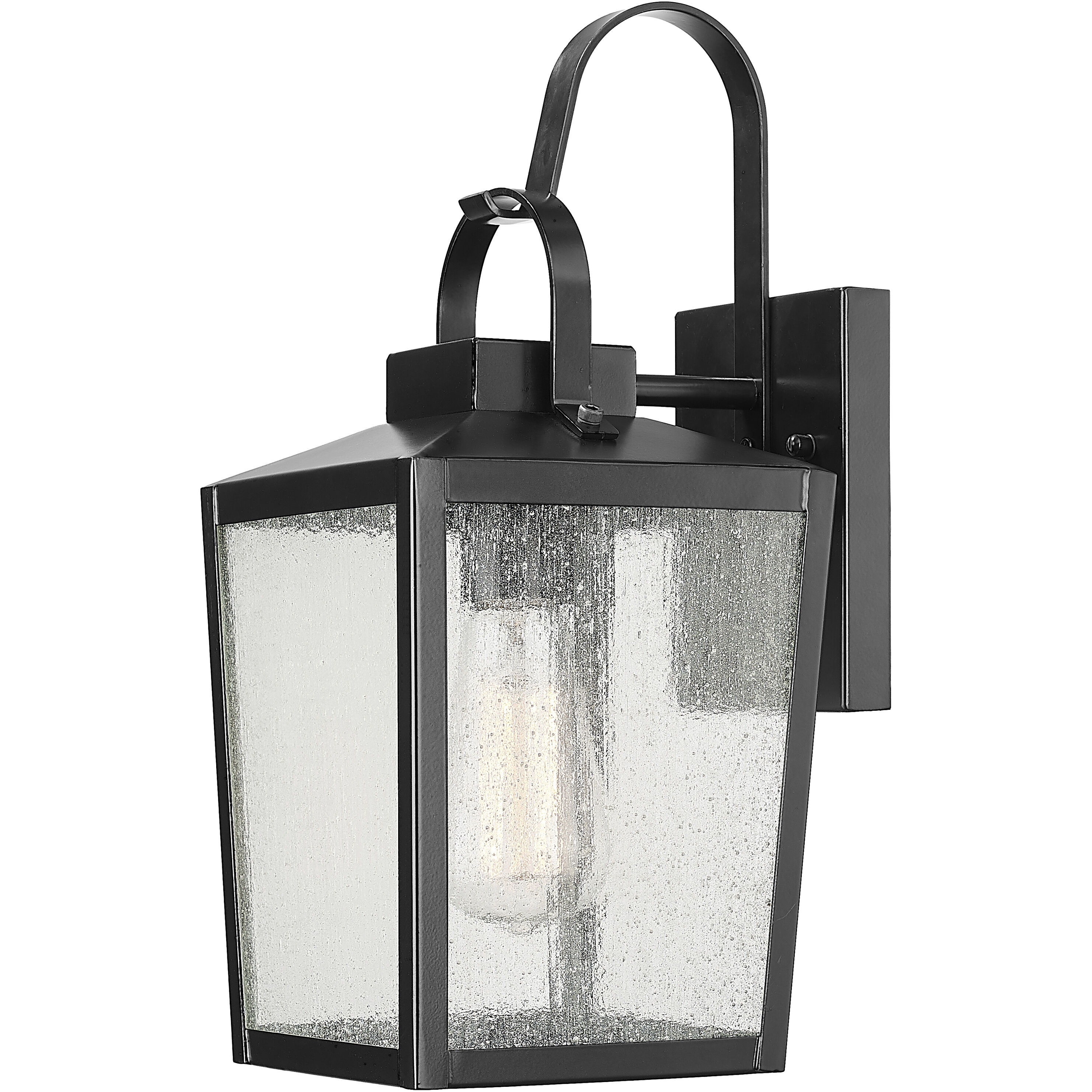 Devens 1 Light 17.88 inch Powder Coated Black Outdoor Wall Sconce